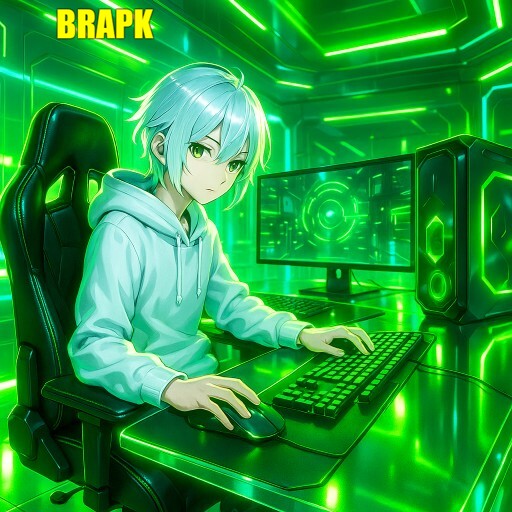 Tela do aplicativo BRAPK com interface moderna e notificações em tempo real