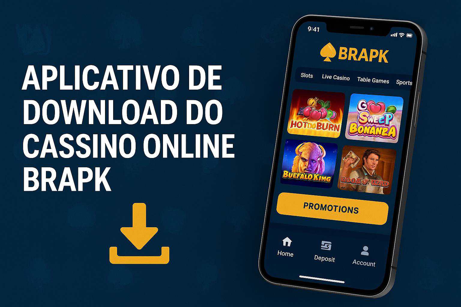 Baixar o BRAPK Cassino App