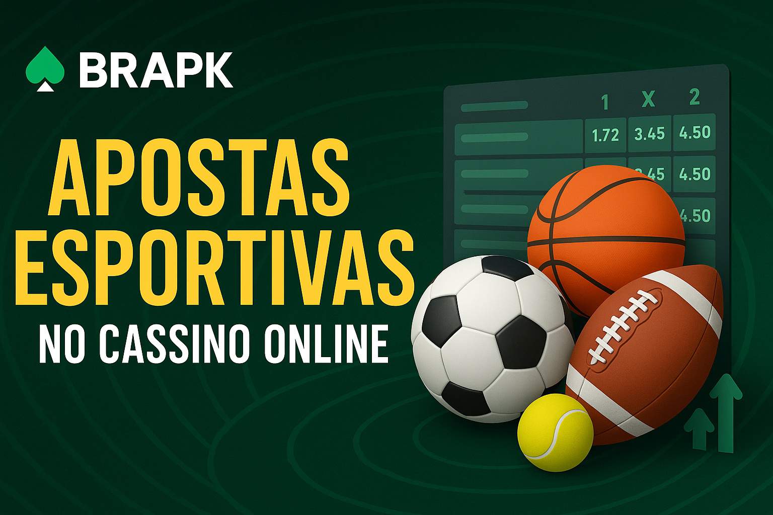 Apostas esportivas no cassino online BRAPK