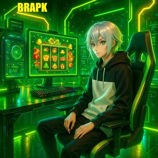 Imagem promocional da BRAPK com destaque para novos jogos e slots temáticos