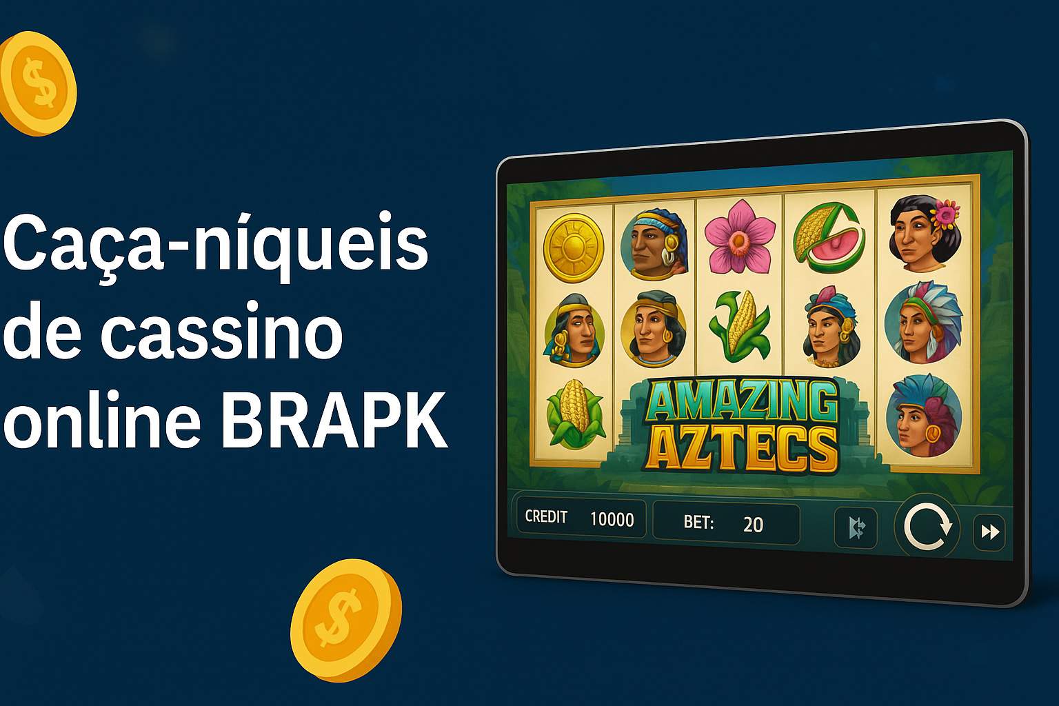 Explore o mundo das slot machines no BRAPK Casino